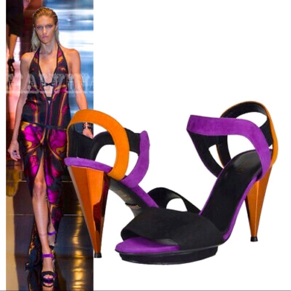 Gucci Shoes - GUCCI Runway ‘Liberty’ Platform Sandals
